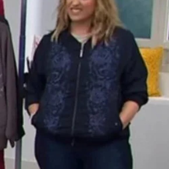 DG2 by Diane Gilman Embroidered Trophy Jacket - Picture 1 of 6